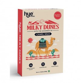 Hye Foods Milky Dunes Camel Milk Strawberry Flavour  Box  300 grams